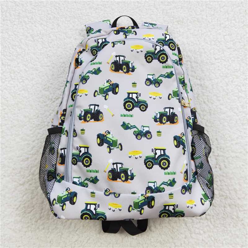 tractor truck back to school kids backpack preschool bags