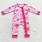 barbie zipper romper girls jumpsuit baby clothes