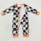 halloween west zipper romper boys jumpsuit baby kids clothes