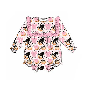 5.26 Halloween Pumpkin Long Sleeve Toddler Clothes