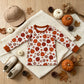 NEW RTS NO MOQ milk silk BT1928 Baby Boys Long Sleeve Footballs Pumpkins Leaves Fall T-shirts Top