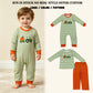 Sibling Baby Boys Embroidery Pumpkins Trucks Stripe Top Pant Fall Clothes Sets Rompers