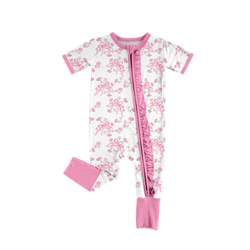 5.24 Pink Bow Flower Toddler Clothes