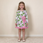 NEW RTS NO MOQ yoga fabric GLD1651 Baby Girls Green Frogs Candy Cane Christmas Yoga Active Short Bows Scallop Dress