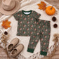 NEW RTS NO MOQ milk silk BSPO0702 Baby Boys Green Ducks Calls Top Pockets Joggers Hunting Clothes Set