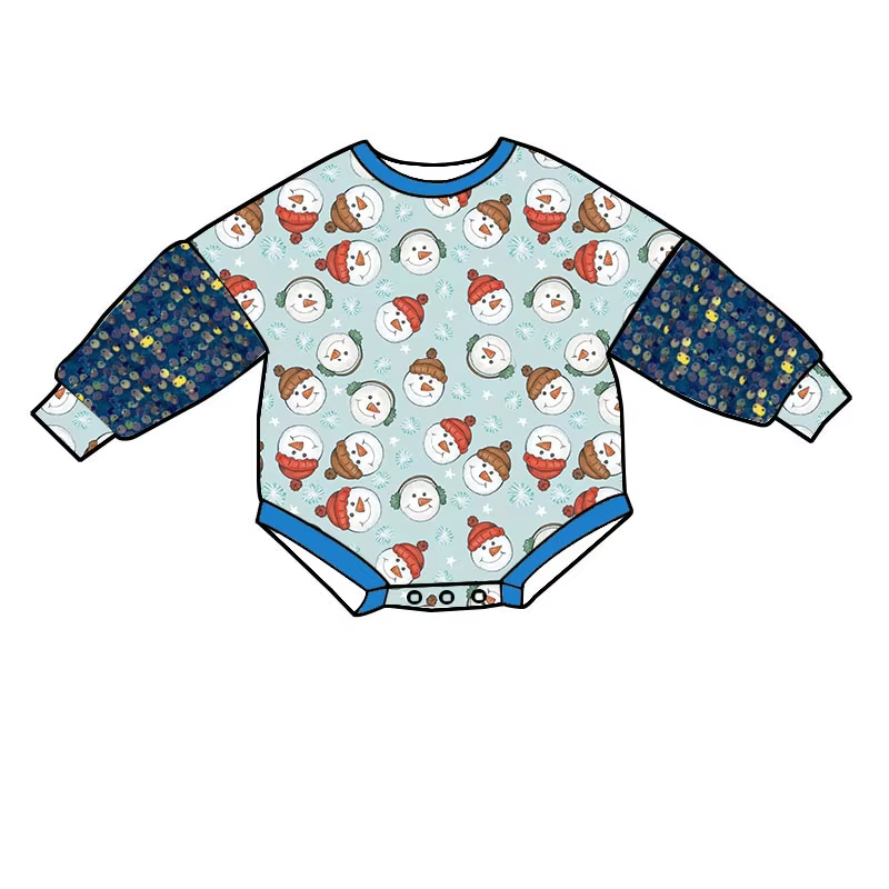 6.10 Snowman long-sleeved toddler clothes