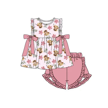 5.8 Bull head grass pink suit