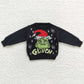 black grinch christmas Sweater kids clothes