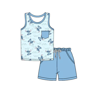 5.2 Stitch blue suit
