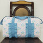 4.19 BA0294 Hydrangea pink bow pattern plaid blue flower
