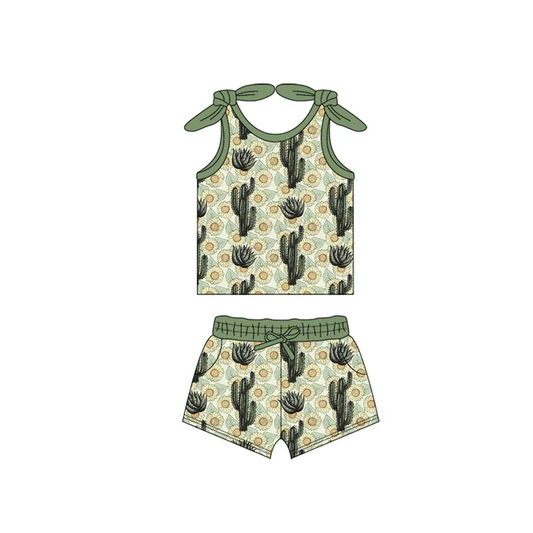 5.15 Cactus Green Suspender Set