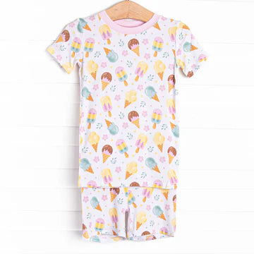 4.29 Cartoon Ice Cream Pajamas Set
