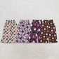 RTS NO MOQ Sibling milk silk Baby Kids Halloween Flare Pants Bow Bat Ghost Pumpkin Leopard Bell Bottom Trousers