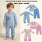 RTS NO MOQ Sibling milk silk Baby Kids Embroidery Dog Pumpkins Stripe Tunic Leggings Fall Set Rompers
