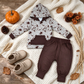 NEW RTS NO MOQ milk silk BLP1598 Baby Boys Khaki Camo Hoodie Pockets Joggers Clothes Set