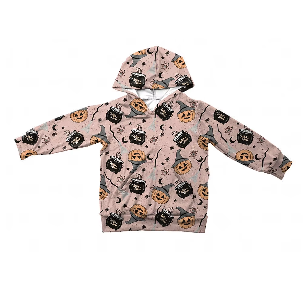 6.19 Halloween Pumpkin Bat Long Sleeve Top