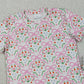 3.28 GSSO3379 Baby Girls Short Sleeve Bows Flowers Checked Top Shorts Slouchy Set