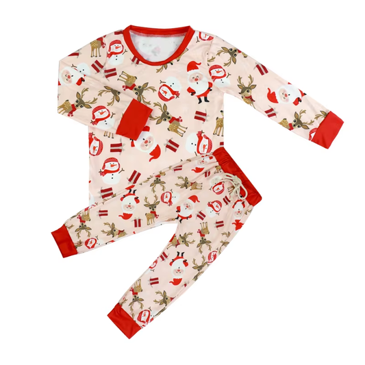 6.26 Snowman Christmas Pajamas Set