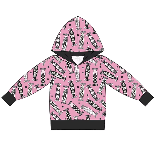 6.25 Skateboard Pink Long Sleeve Top