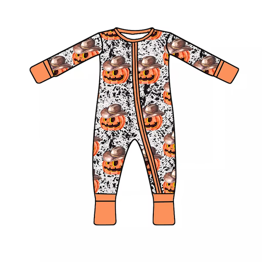 6.16 Halloween Pumpkin Long Sleeve Toddler Clothes