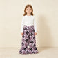 NEW RTS NO MOQ milk silk P1069 Baby Girls Black Pink Ghost Bows Stars Halloween Ruffle Flare Pants