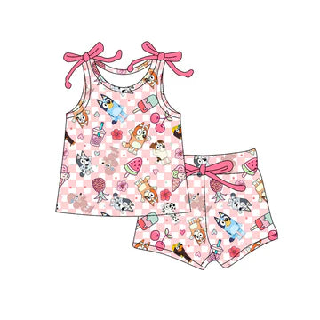 5.1 Watermelon bluey summer suit