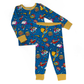 6.25 Letter Cartoon Long Sleeve Suit