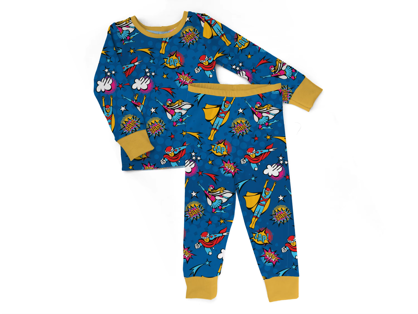 6.25 Letter Cartoon Long Sleeve Suit