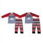 christmas pajamas suit boys match girls fall winter sets brother and sister kids outfits