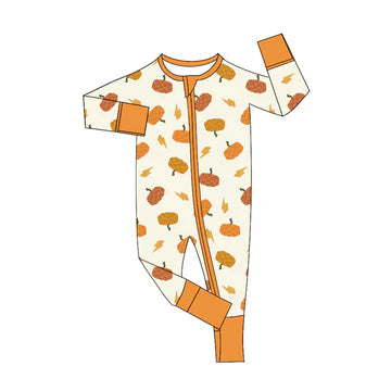5.23 Pumpkin Orange Long Sleeve Toddler Clothes