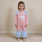 NEW RTS NO MOQ milk silk LR3217 Baby Girls Bow Pumpkins Mouse Fall Ruffle Pant Rompers