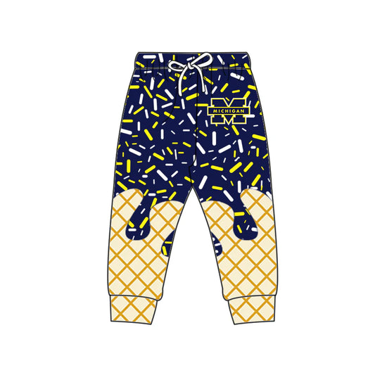 7.2Preorder (moq 5)Baby Boys Navy Michigan Drip Team Pant