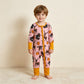 NEW RTS NO MOQ milk silk LR3252 Baby Girls Pumpkins Turkey Ducks Deer Thanksgivings Two Way Zip Convertible Rompers