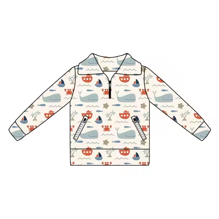 6.17 Shark Boat Long Sleeve Top