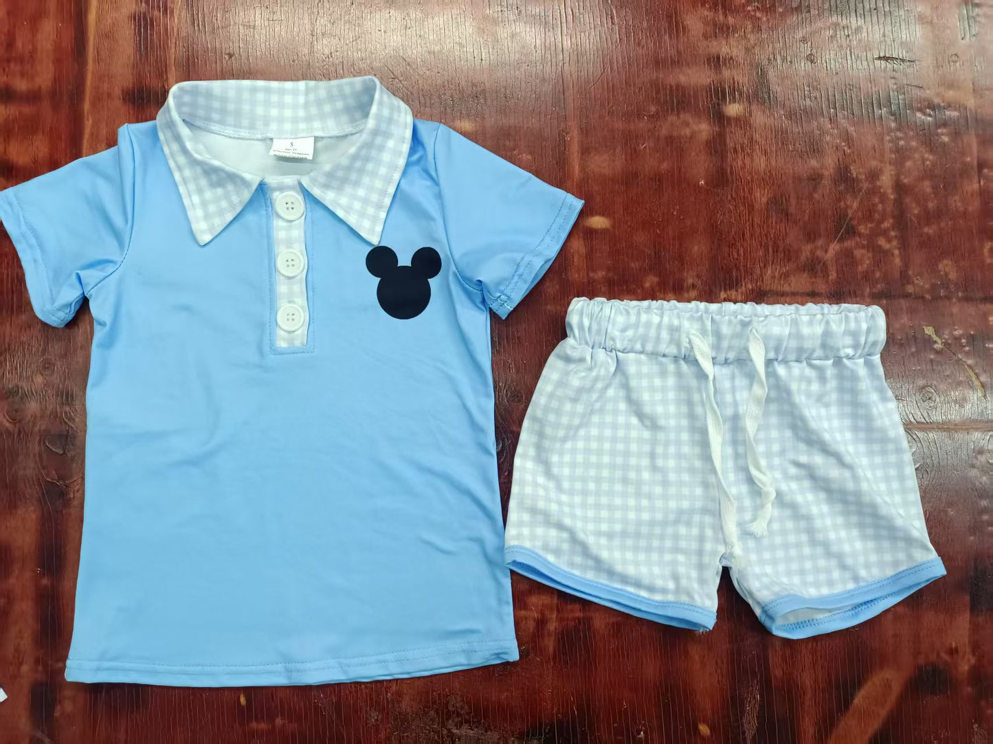 4.25 Blue Cartoon Boy Suit