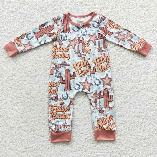 zipper romper west girls jumpsuit baby clothes