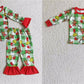 Christmas pajamas suit silbing boy match girl sleep grinch outfits kids clothes