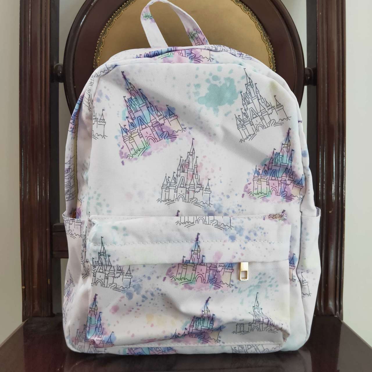 kids bags cartoon castle backpack