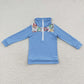 Mario shirt zip boys pullover long sleeve top kids clothes