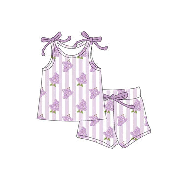4.30 Purple Flower Bow Sling Set