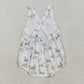 5.7  SR3029 Duck lotus leaf white vest jumpsuit