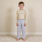NEW RTS NO MOQ milk silk BLP1495 Embroidery Turkey Baby Boys Checked Pant Thanksgiving Clothes Sets