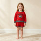 NEW RTS NO MOQ Vinyl GLS0168 Baby Girls Vinyl Georgia Long Sleeve Top Pockets Short Team Clothes Set