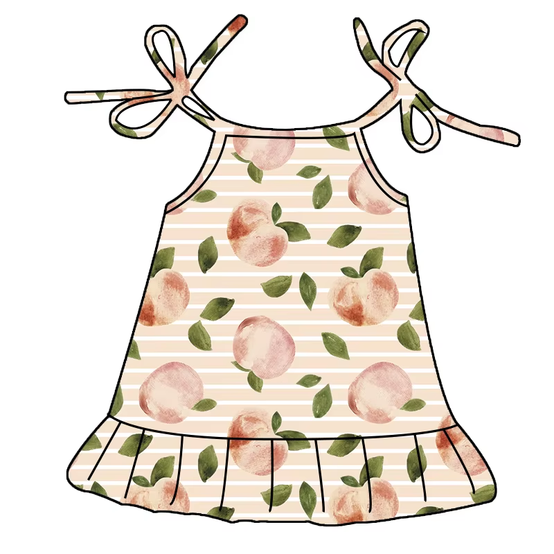 6.21 Peach Sling Dress