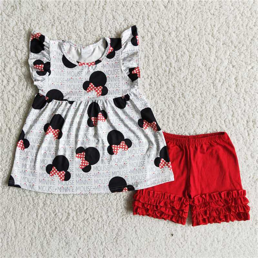 Mickey short sleeve shorts set