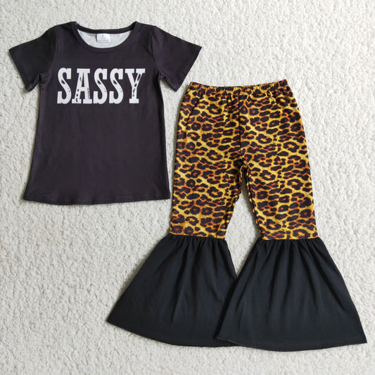 sassy t-shirt & bell girls outfits