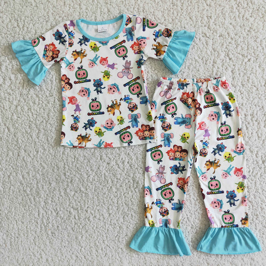 A3-2 sale cocomelon girls sets pajamas kids clothes