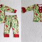 christmas grinch pajamas suit boy fall winter sets long sleeve pants outfits