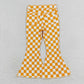 P0468 Orange checkered cowboy pants