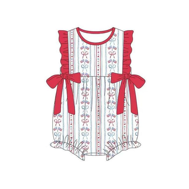 SR1717 National Day Vest Jumpsuit